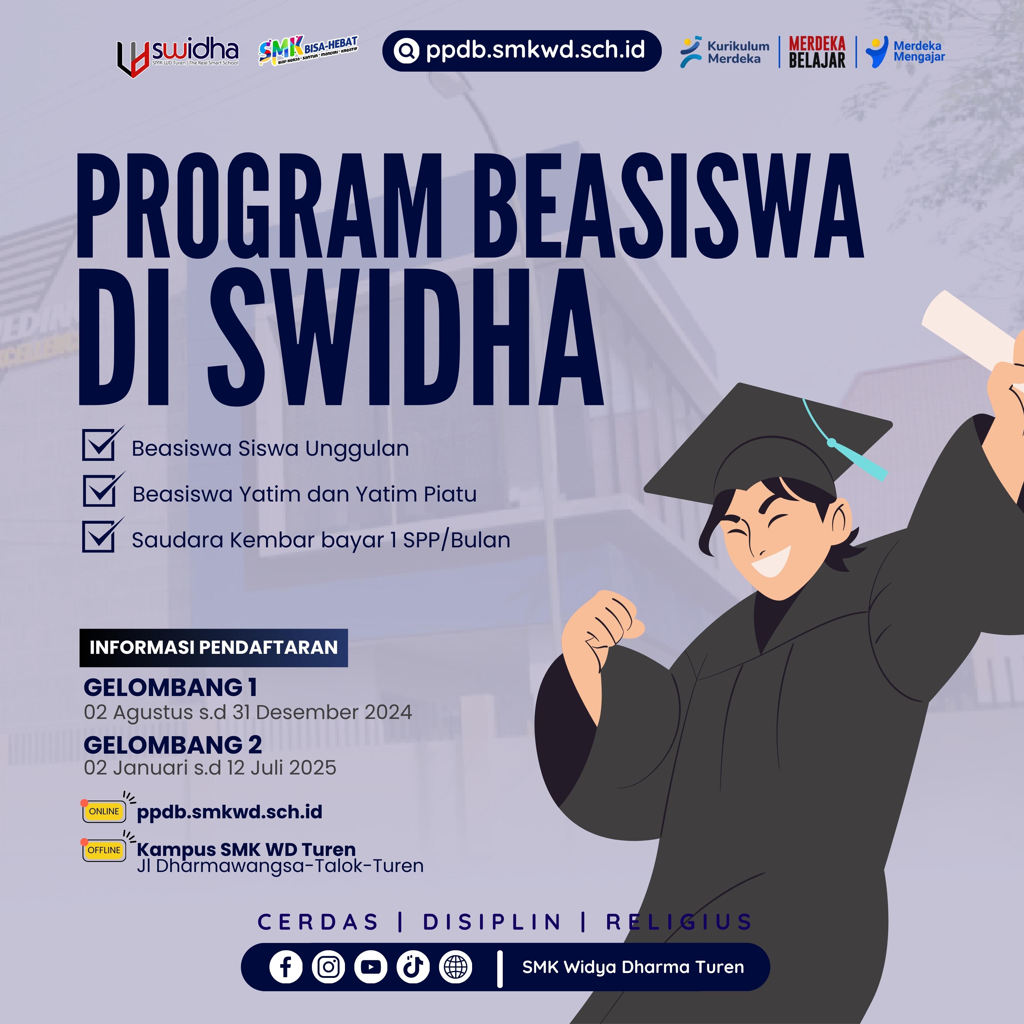 Program Beasiswa SMK Widya Dharma Turen